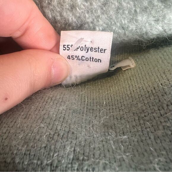 Sz S Glamorous Boucle Teddy Sage Green Peacoat $125 MSRP - Picture 9 of 12